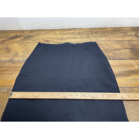 Club Monaco Women's Knee Length Pencil Skirt Wool Blend Black Size 6 - Picture 10 of 10